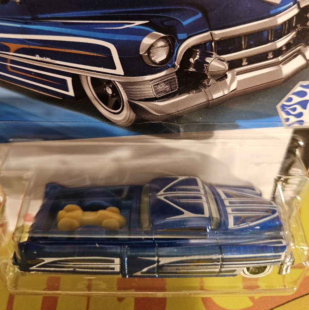 HotWheels Blue Custom '53 Cadillac Collector Car - Picture 3 of 4